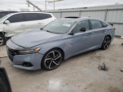 Salvage cars for sale at Kansas City, KS auction: 2021 Honda Accord Sport