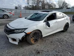 Salvage cars for sale at Gastonia, NC auction: 2016 Honda Civic EX