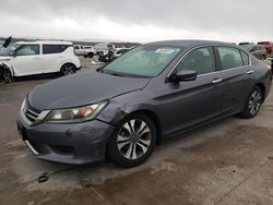 Salvage cars for sale at Grand Prairie, TX auction: 2013 Honda Accord LX