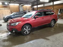 Salvage cars for sale at Ebensburg, PA auction: 2018 Subaru Outback 3.6R Limited