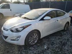 Hyundai salvage cars for sale: 2015 Hyundai Elantra SE