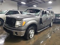 Salvage cars for sale at Elgin, IL auction: 2013 Ford F150 Supercrew