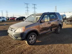 Salvage cars for sale at Elgin, IL auction: 2002 Honda CR-V EX