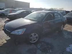 Salvage cars for sale at Kansas City, KS auction: 2006 Honda Accord SE