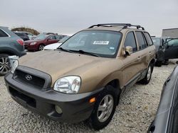 Hyundai Santa fe salvage cars for sale: 2002 Hyundai Santa FE GLS