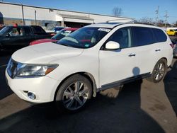 Salvage cars for sale at New Britain, CT auction: 2014 Nissan Pathfinder S