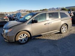 Salvage cars for sale at Las Vegas, NV auction: 2014 Honda Odyssey EXL