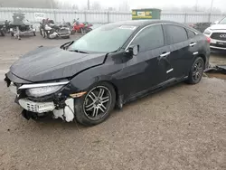 Salvage cars for sale at Bowmanville, ON auction: 2016 Honda Civic Touring