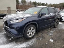 Salvage cars for sale at Exeter, RI auction: 2020 Toyota Highlander L