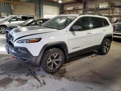 Salvage cars for sale at Eldridge, IA auction: 2016 Jeep Cherokee Trailhawk