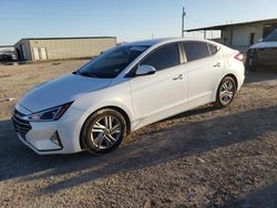 Salvage cars for sale at Temple, TX auction: 2020 Hyundai Elantra SEL