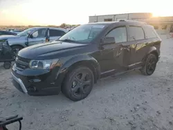 Salvage cars for sale at San Antonio, TX auction: 2019 Dodge Journey Crossroad