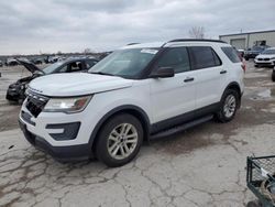 Salvage cars for sale at Kansas City, KS auction: 2016 Ford Explorer