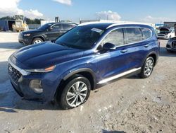 Salvage cars for sale from Copart Arcadia, FL: 2019 Hyundai Santa FE Limited