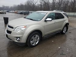 Salvage cars for sale at Ellwood City, PA auction: 2015 Chevrolet Equinox LTZ