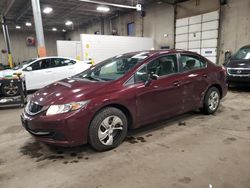 Salvage cars for sale at Blaine, MN auction: 2013 Honda Civic LX