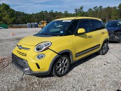 Salvage cars for sale at Houston, TX auction: 2014 Fiat 500L Trekking