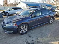 Vehiculos salvage en venta de Copart Wichita, KS: 2012 Volkswagen Passat SE