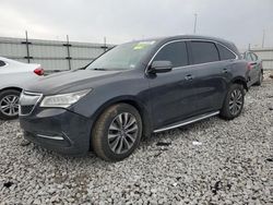 Vehiculos salvage en venta de Copart Cahokia Heights, IL: 2016 Acura MDX Technology