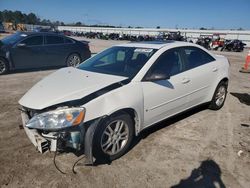 Salvage cars for sale at Harleyville, SC auction: 2006 Pontiac G6 SE1