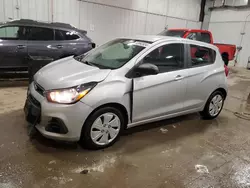 Chevrolet Spark salvage cars for sale: 2016 Chevrolet Spark LS