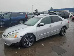 Honda salvage cars for sale: 2005 Honda Accord EX