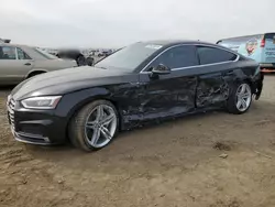 Salvage cars for sale at San Diego, CA auction: 2019 Audi A5 Premium Plus S-Line