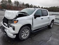 Salvage cars for sale at Exeter, RI auction: 2022 Chevrolet Silverado K1500 Custom