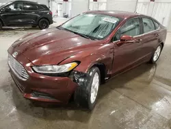 2015 Ford Fusion SE en venta en Avon, MN