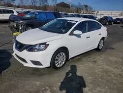 Salvage cars for sale at Spartanburg, SC auction: 2016 Nissan Sentra S