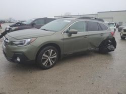 Salvage cars for sale at Kansas City, KS auction: 2019 Subaru Outback 2.5I Limited