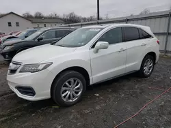 Salvage cars for sale at York Haven, PA auction: 2017 Acura RDX Technology