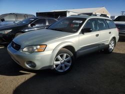 Salvage cars for sale from Copart Brighton, CO: 2006 Subaru Legacy Outback 2.5I