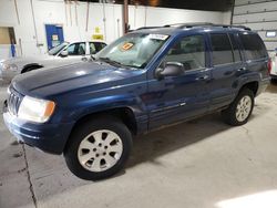 Jeep salvage cars for sale: 2001 Jeep Grand Cherokee Limited