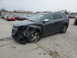 Salvage cars for sale from Copart Fort Wayne, IN: 2017 Chevrolet Equinox Premier