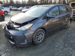 Salvage cars for sale at Waldorf, MD auction: 2015 Toyota Prius V