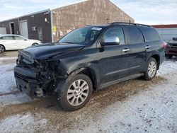 Salvage cars for sale at Rapid City, SD auction: 2015 Toyota Sequoia Platinum