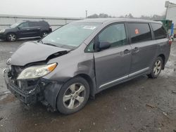 Salvage cars for sale at Fredericksburg, VA auction: 2015 Toyota Sienna