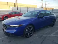 Salvage cars for sale at Sun Valley, CA auction: 2024 Honda Accord Hybrid Sport