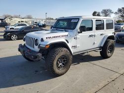 Salvage cars for sale at Sacramento, CA auction: 2021 Jeep Wrangler Unlimited Rubicon