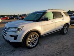 Salvage cars for sale at Houston, TX auction: 2019 Ford Explorer XLT