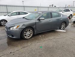 Salvage cars for sale at Dyer, IN auction: 2010 Nissan Maxima S