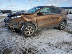 Salvage cars for sale at Woodhaven, MI auction: 2020 KIA Sportage LX