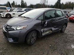 Salvage cars for sale from Copart Graham, WA: 2015 Honda FIT EX