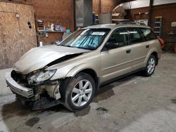 Subaru Vehiculos salvage en venta: 2008 Subaru Outback 2.5I