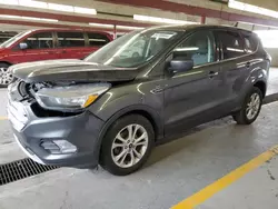 Salvage cars for sale at Dyer, IN auction: 2017 Ford Escape SE