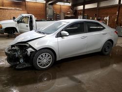 Salvage cars for sale at Ebensburg, PA auction: 2015 Toyota Corolla L