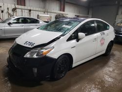 Salvage cars for sale at Elgin, IL auction: 2013 Toyota Prius