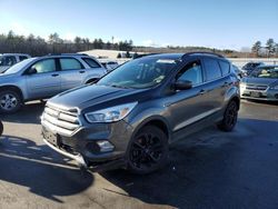 Salvage cars for sale at Windham, ME auction: 2018 Ford Escape SE