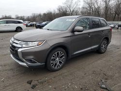 Salvage cars for sale at Ellwood City, PA auction: 2016 Mitsubishi Outlander SE